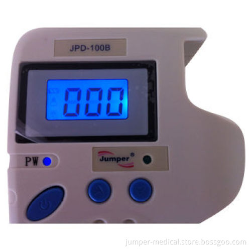 Digital Pocket Babies' Doppler with Speaker and Backlight LCD Display, Rechargeable Battery/Adapter